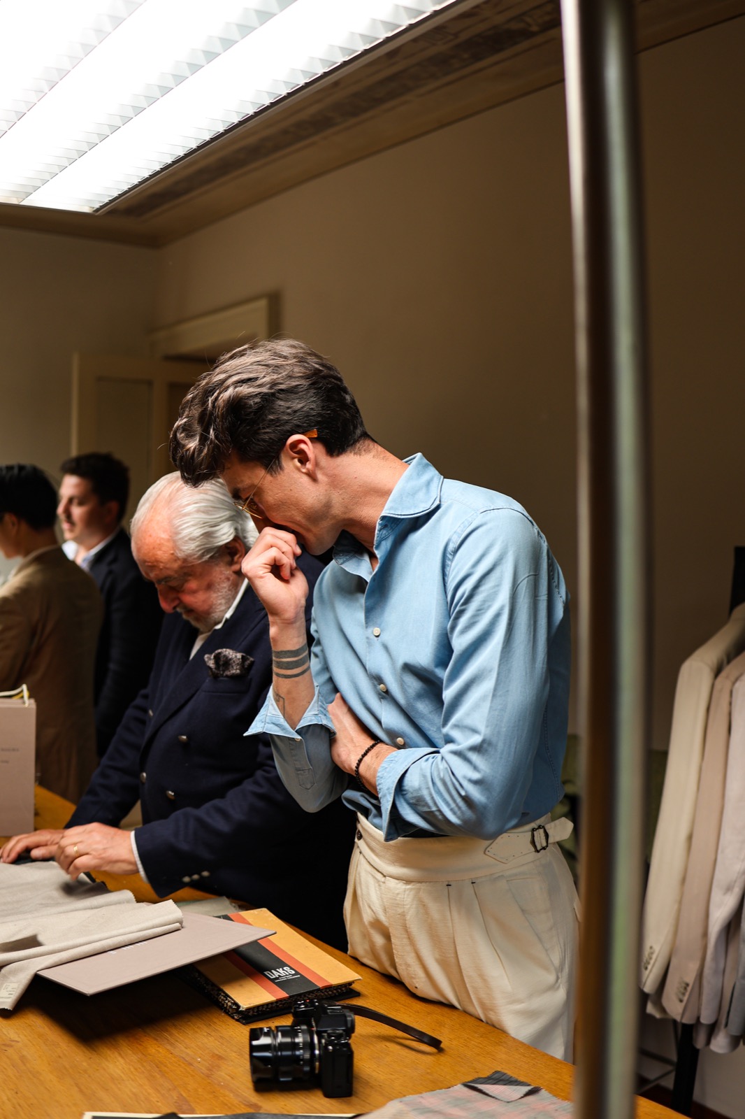 Anton Masko custom made wardrobe — trousers, jackets, shirts
